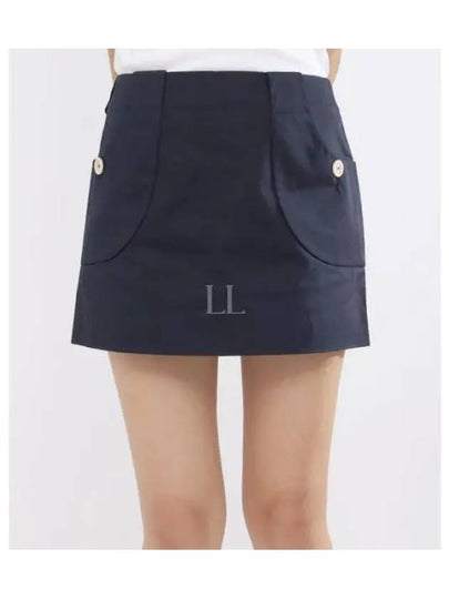 Women’s Sierra H-Line Skirt Navy - A.P.C. - BALAAN 2