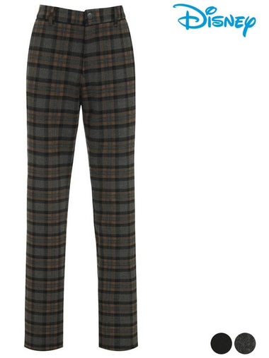 Men s Check Straight Fit Long Pants DM3MPA004 - DISNEY GOLF - BALAAN 1