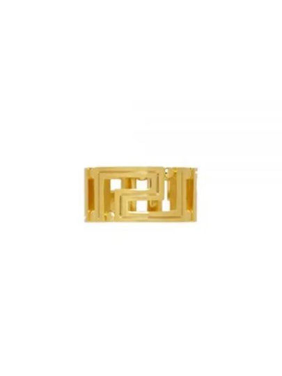 Greca Detail Ring Gold - VERSACE - BALAAN 2