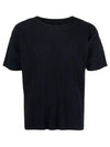 Homme Pliss? Crew Neck Classic Short Sleeve T-Shirt - ISSEY MIYAKE - BALAAN.