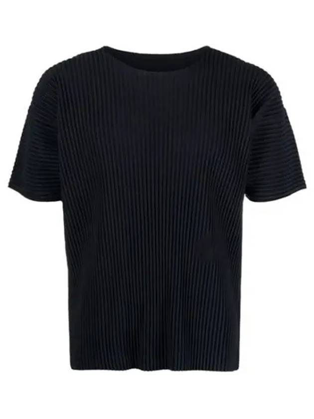 Homme Pliss? Crew Neck Classic Short Sleeve T-Shirt - ISSEY MIYAKE - BALAAN.