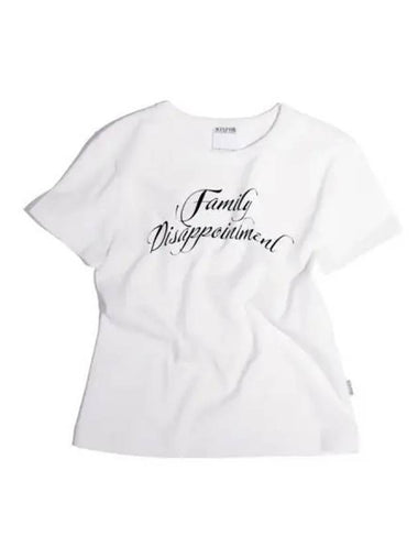 Family Disappointment Short Sleeve T Shirt White - SCULPTOR - BALAAN 1