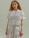 Picnic Crop Shirt Ivory - MANAVIS7 - BALAAN 1