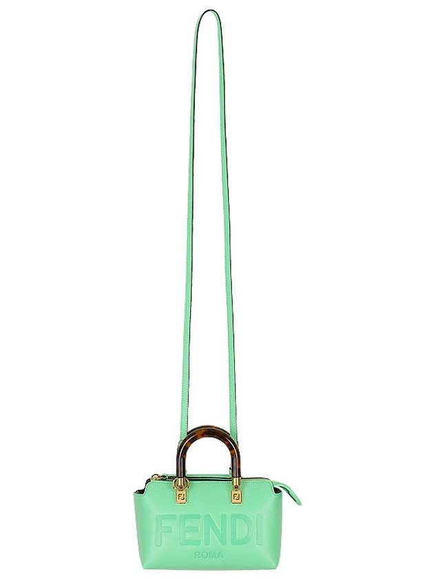 By The Way Small Leather Tote Bag Green - FENDI - BALAAN 4