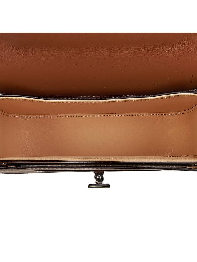 Lingot Olen Calf Leather Shoulder Bag Tan - DELVAUX - BALAAN 11