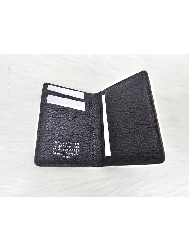 Bovine Leather Card Wallet Black - MAISON MARGIELA - BALAAN 4