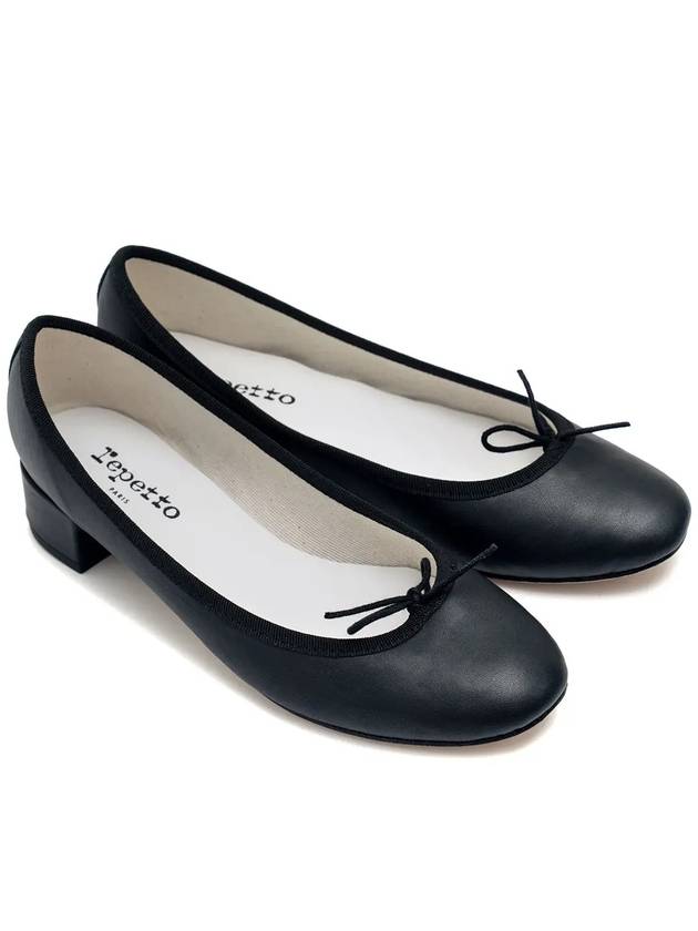 Women's Camille Middle Pumps Shoes Matte Black - REPETTO - BALAAN.