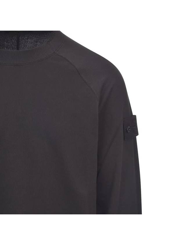 Compass Badge Sweatshirt Black - STONE ISLAND - BALAAN 3