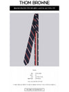 Men's Diagonal Stripe Classic Tie Blue - THOM BROWNE - BALAAN.