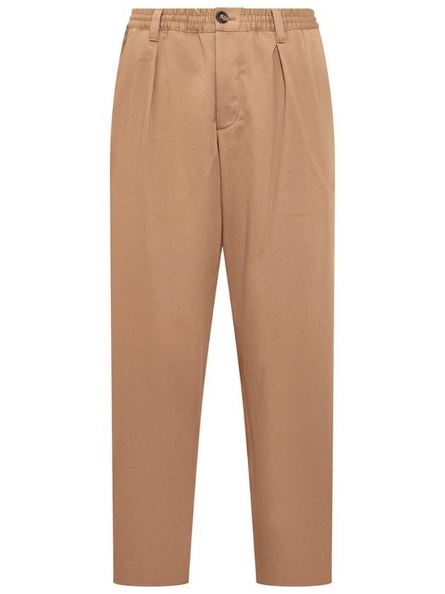 Women's Banding Straight Pants Brown - MARNI - BALAAN 2