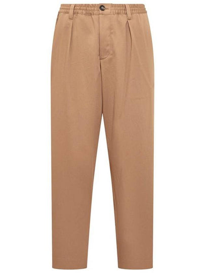 Women's Banding Straight Pants Brown - MARNI - BALAAN 2