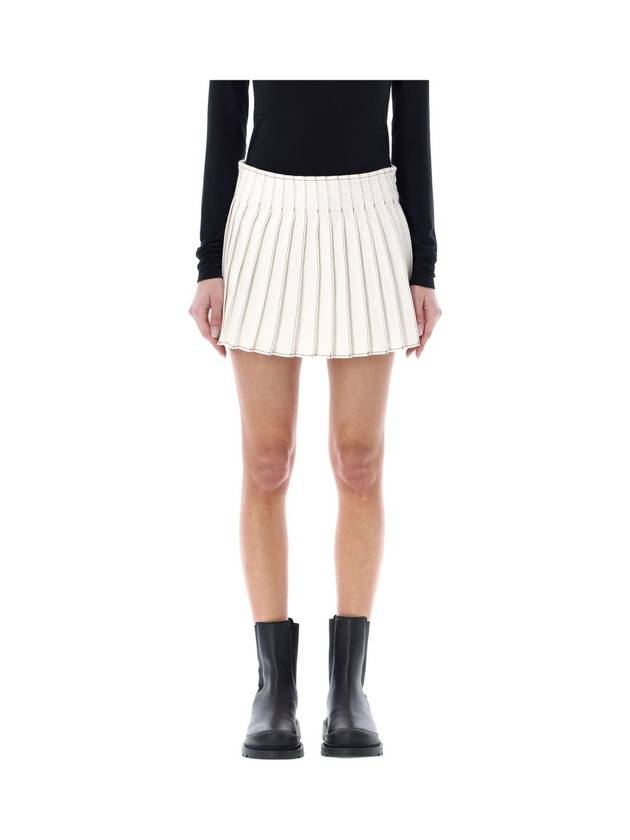 Pleated mini skirt FSK010 CO0033 168 - AMI - BALAAN.