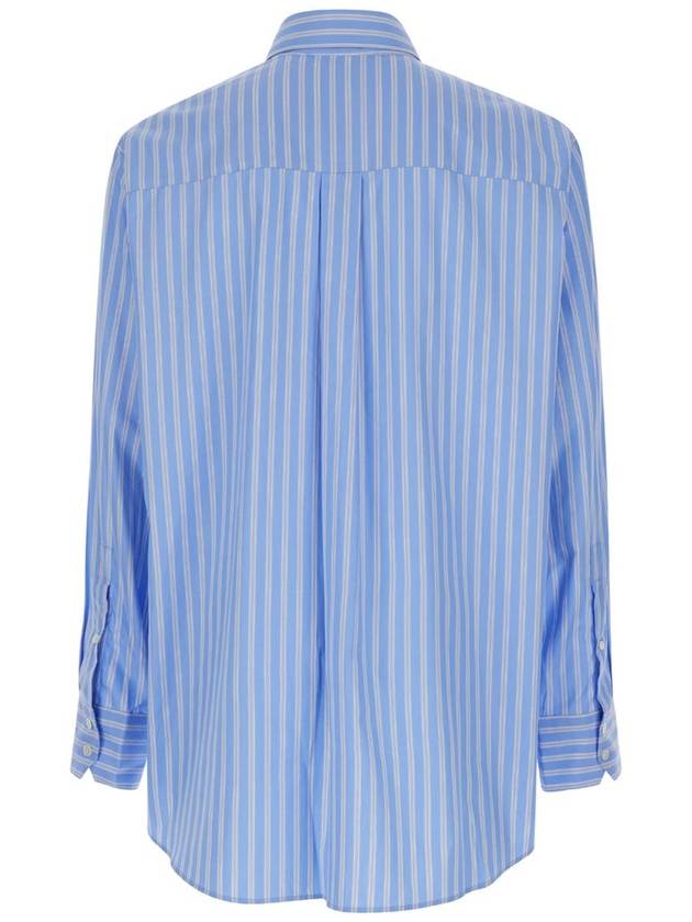 Light Blue Striped Shirt In Cotton Man - BLUEMARBLE - BALAAN 2