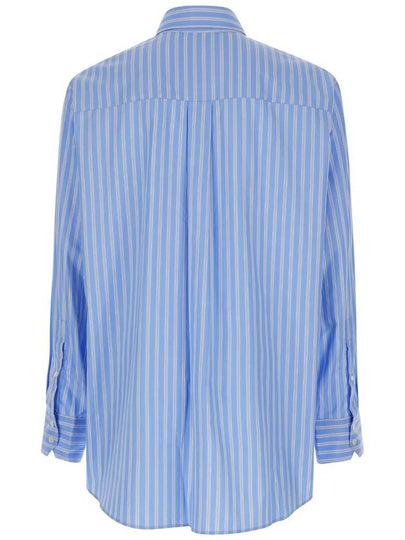 Light Blue Striped Shirt In Cotton Man - BLUEMARBLE - BALAAN 2