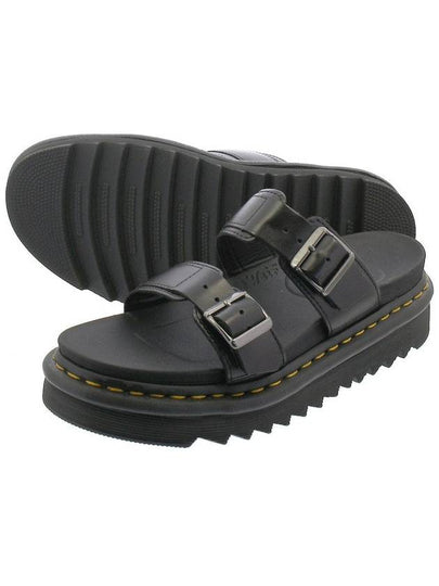 Miles Buckle Brando Leather Sandals Black - DR. MARTENS - BALAAN 2