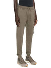 Brushed Emerized Diagonal Fleece Cargo Track Pants Beige - CP COMPANY - BALAAN 4