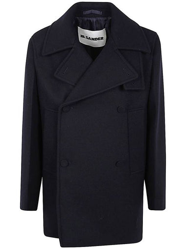 Jil Sander Boxy Fit Peacoat Clothing - JIL SANDER - BALAAN 1