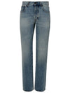 Women's Cassandre Jeans Hawaiian Blue - SAINT LAURENT - BALAAN 2