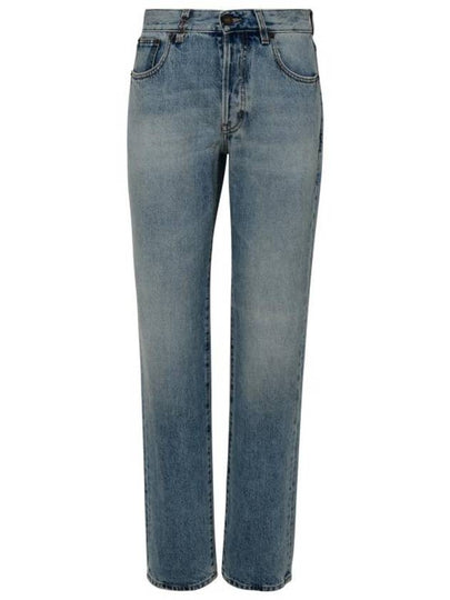 Women's Cassandre Jeans Hawaiian Blue - SAINT LAURENT - BALAAN 2