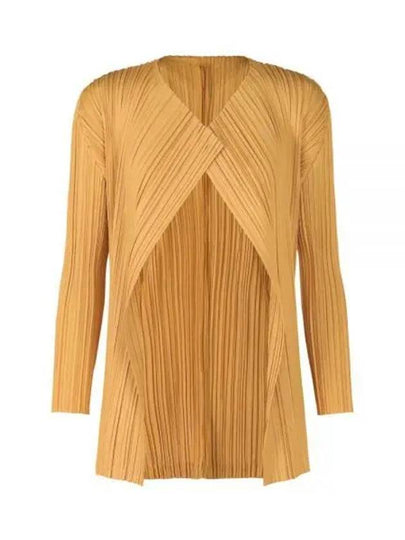 pleated open cardigan - ISSEY MIYAKE - BALAAN 2