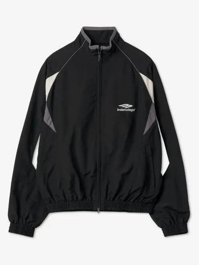 3B Sports Icon Regular Track Jacket Black - BALENCIAGA - BALAAN 2