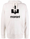 Miley Flock Logo Hoodie Beige - ISABEL MARANT - BALAAN 2