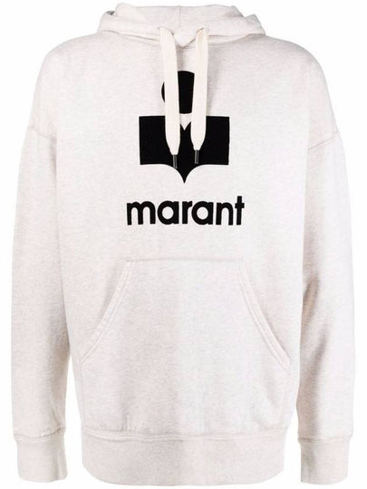 Miley Flock Logo Hoodie Beige - ISABEL MARANT - BALAAN 2