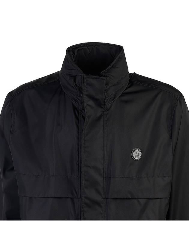 Packaway Monogram Windbreaker Black - BURBERRY - BALAAN 5