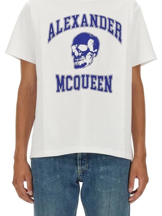 23 fw Skull Logo T-shirt 759442QVZ290900 B0040486669 - ALEXANDER MCQUEEN - BALAAN 5