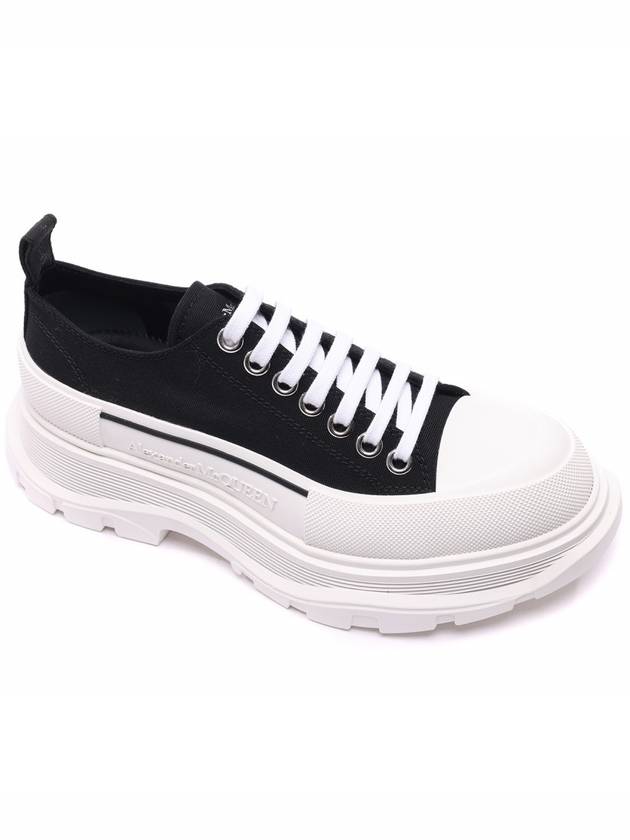 Tread Slick Low Top Sneakers Black - ALEXANDER MCQUEEN - BALAAN 4