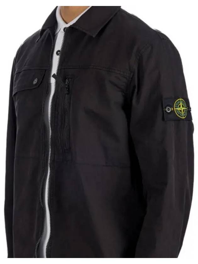 Nylon Metal Econyl Regenerated Zip-Up Jacket Black - STONE ISLAND - BALAAN 5