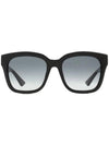 Eyewear Square Frame Sunglasses Black - GUCCI - BALAAN 1