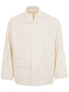 Boxy SB Workwear Jacket Pale Ecru - LEMAIRE - BALAAN 3