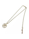 Circle CC Logo Pearl Ball Necklace Gold - CHANEL - BALAAN 1