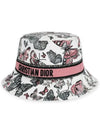 D Bobby Toile De Jouy Mexico Small Bucket Hat White - DIOR - BALAAN 2