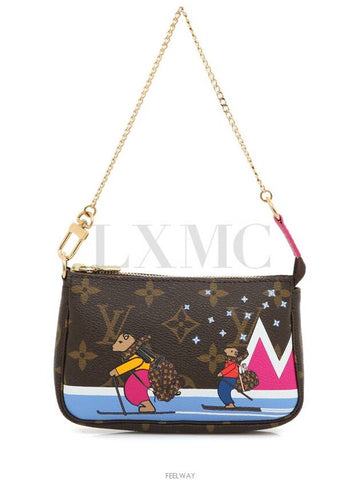 Limited Edition Mini Pochette Accessua Monogram Chain Pouch M67767 - LOUIS VUITTON - BALAAN 1