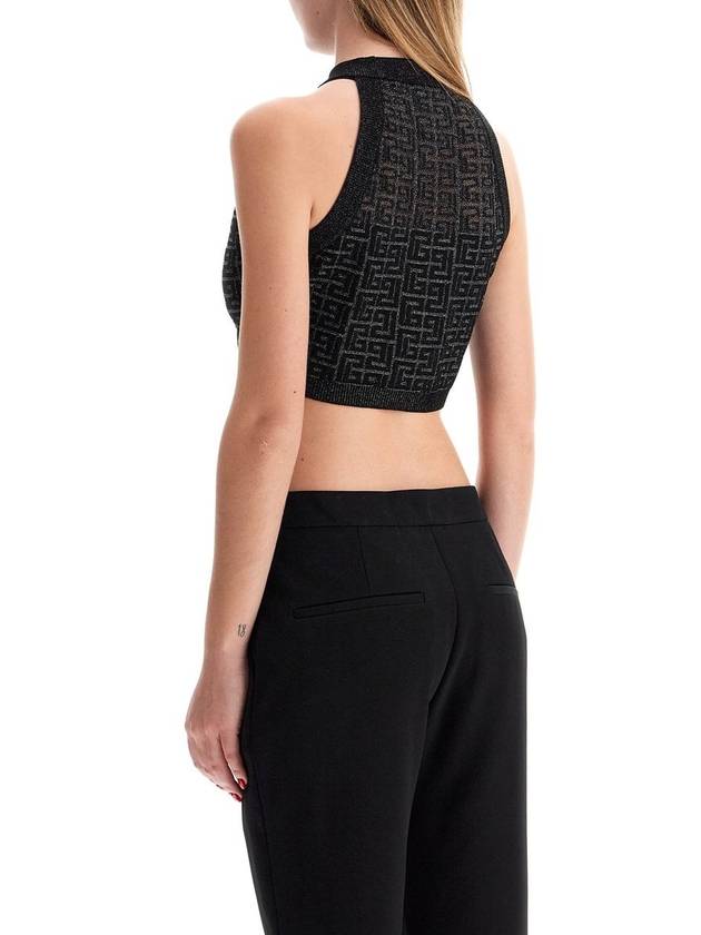 Balmain Black Viscose Top - BALMAIN - BALAAN 6