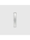 Diagonal Interlocking G Thin 925 Sterling Silver Ring Silver - GUCCI - BALAAN 5