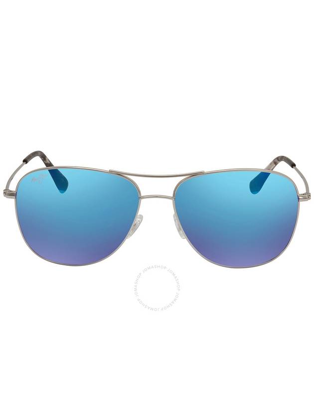 Maui Jim Cliff House Blue Hawaii Pilot Unisex Sunglasses B247-17 59 - MAUI JIM - BALAAN 1