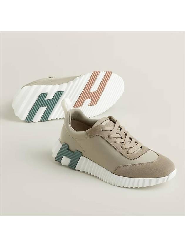 Bouncing Low Top Sneakers Beige - HERMES - BALAAN 2