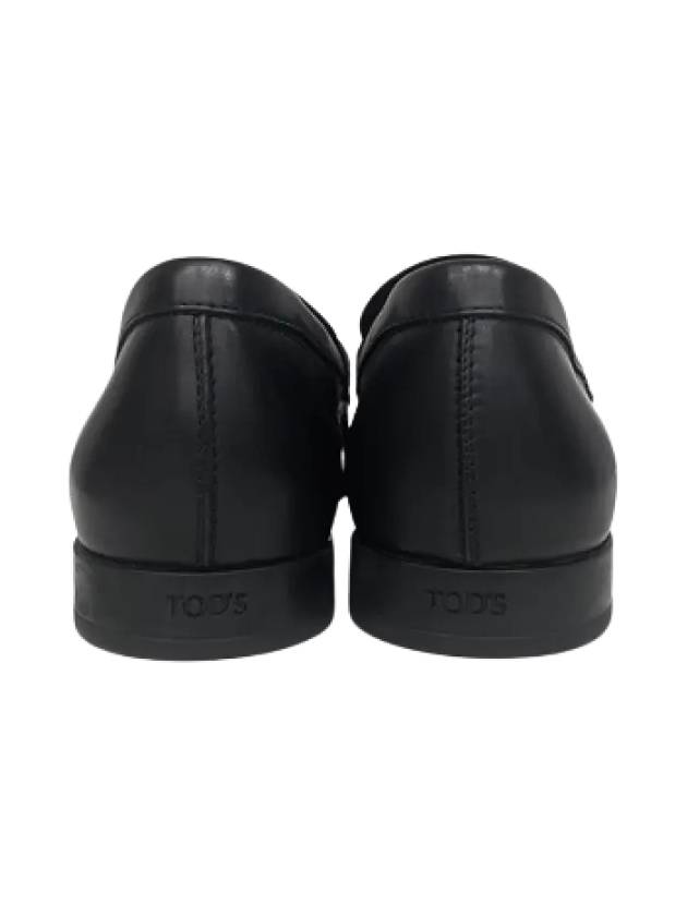 Men's Penny Leather Loafers Black - TOD'S - BALAAN