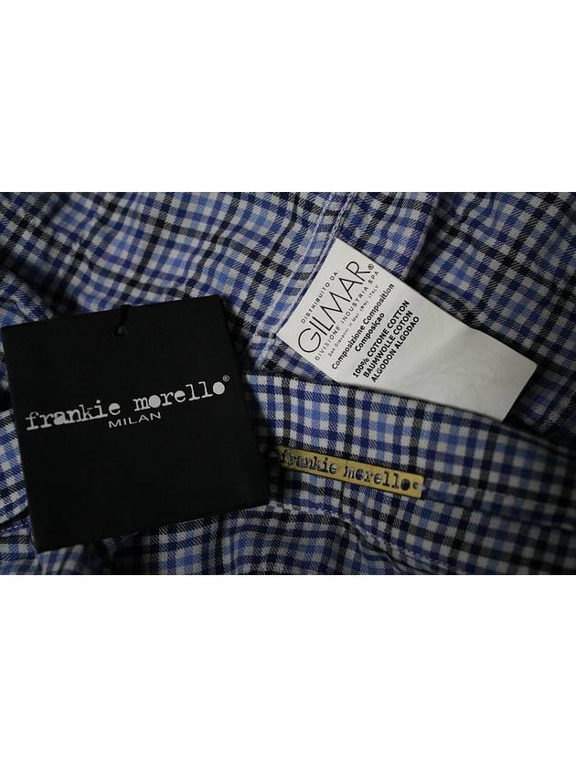 frankie morello by frankie morello check wrinkle shirt - DAMIR DOMA - BALAAN 4