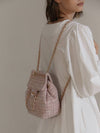 ANC Tweed Classic Backpack Pink - ANOETIC - BALAAN 4