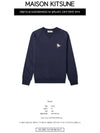 Chillax Fox Patch Classic Sweatshirt Navy - MAISON KITSUNE - BALAAN 3