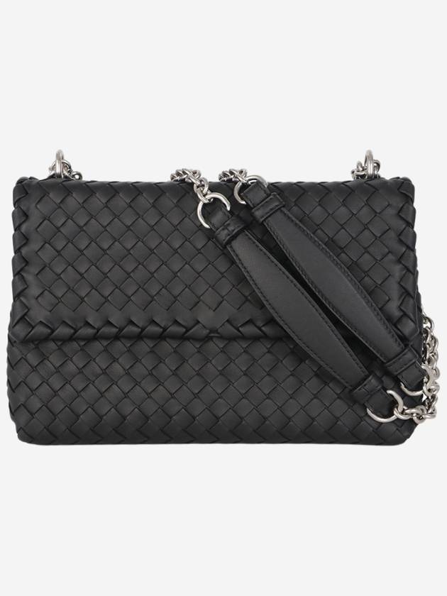 Olimpia Shoulder Bag Black - BOTTEGA VENETA - BALAAN 2