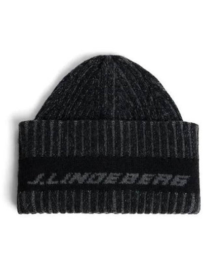 Men's Enso Plated Beanie Black - J.LINDEBERG - BALAAN 2