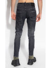 Distressed Denim Jeans Black - DSQUARED2 - BALAAN 3