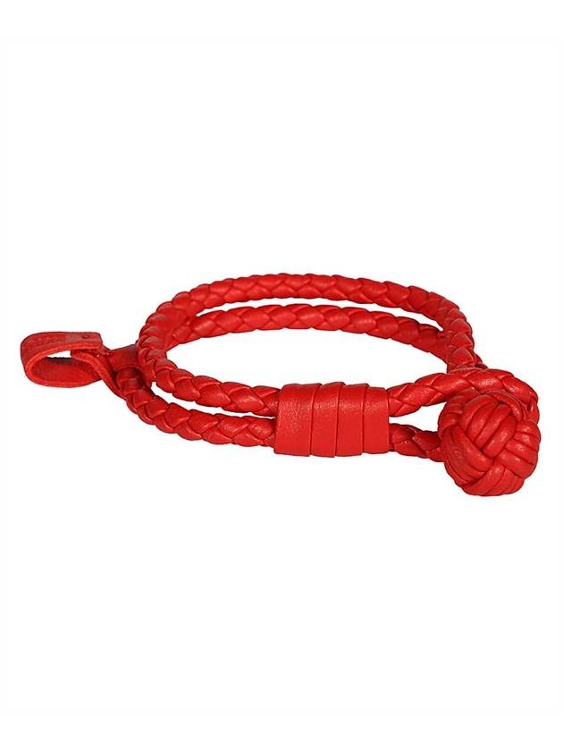 Intrecciato Double Line Bracelet Red - BOTTEGA VENETA - BALAAN 1