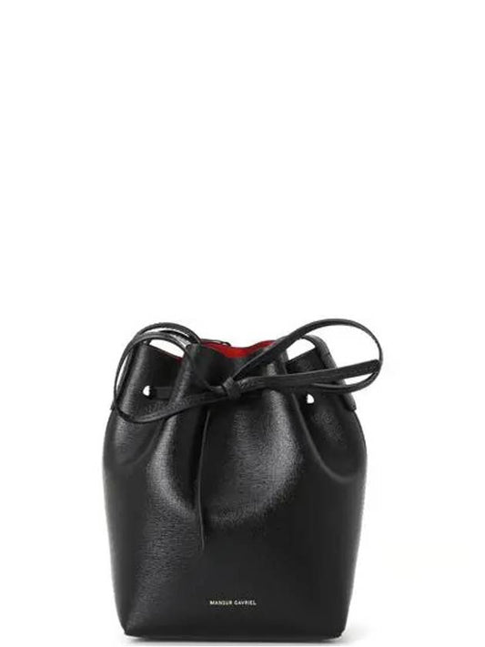 Mini Mini Bucket Bag 15 Black HMM010SA BLACK - MANSUR GAVRIEL - BALAAN 1