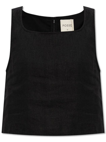 Posse Short Sleeveless Top 'Val', Women's, Black - POSSE - BALAAN 1